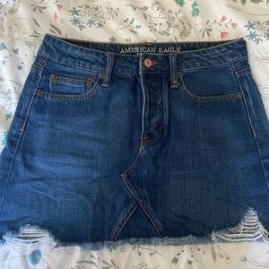 American eagle denim skirt